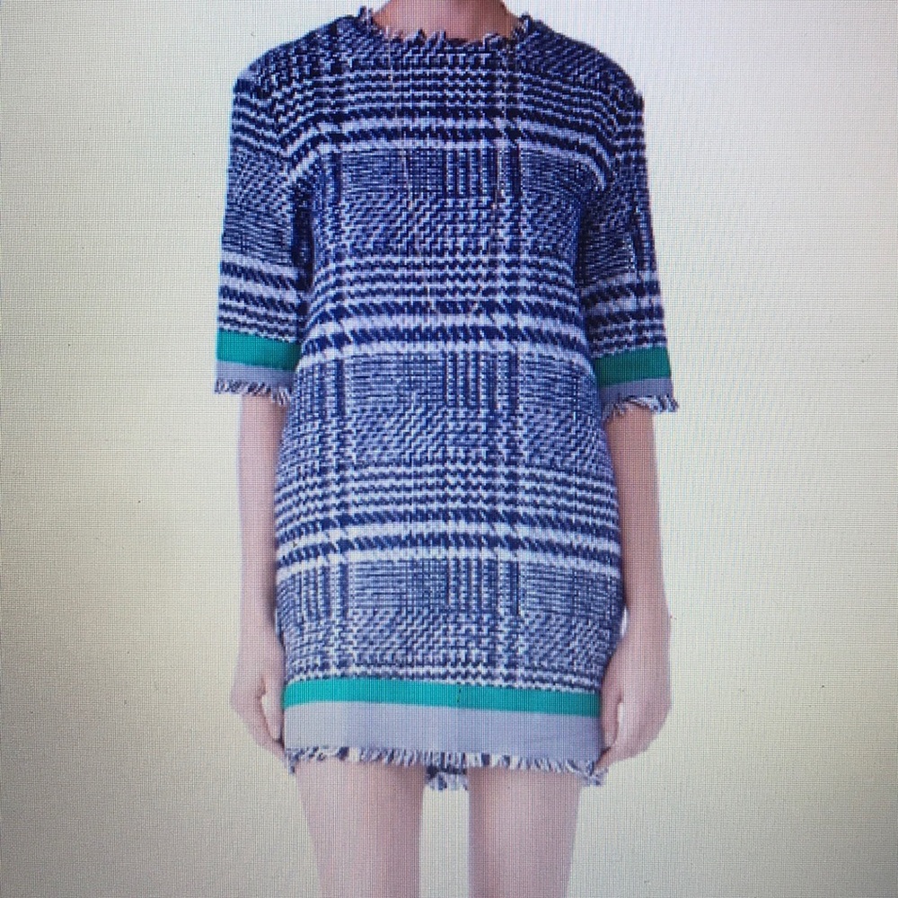 English Factory Tweed Grid Shift